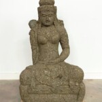 Large Carved Stone Tara Statue at Gado Gado