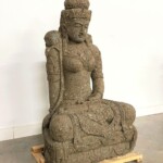 Large Carved Stone Tara Statue at Gado Gado Large Carved Stone Tara Statue at Gado Gado
