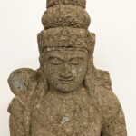 Large Carved Stone Tara Statue at Gado Gado