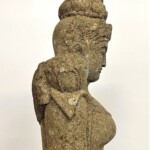 Large Carved Stone Tara Statue at Gado Gado