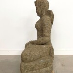 Large Carved Stone Tara Statue at Gado Gado