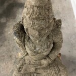Large Carved Stone Tara Statue at Gado Gado