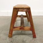 Mini Distressed Wood Stool at Gado Gado