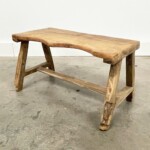 Mini Rustic Wood Stool at Gado Gado