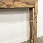 Modern Organic Reclaimed Teak Console Table
