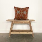 Small Reclaimed Wood Distressed Bench at Gado Gado