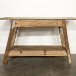 Small Reclaimed Wood Distressed Bench from Gado Gado