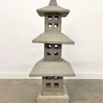 Tiered Stone Lantern Garden Statuary at Gado Gado