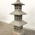 Tiered Stone Lantern Garden Statuary at Gado Gado