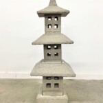 Tiered Stone Lantern Garden Statuary at Gado Gado