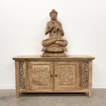 Large Hand Carved Wood Buddha Statue at Gado Gado Furniture Large Hand Carved Wood Buddha Statue at Gado Gado Furniture