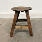Mini Round Rustic Stool Plant Stand from Gado Gado Mini Round Rustic Stool Plant Stand from Gado Gado Furniture