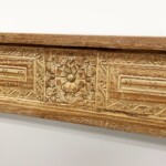 Natural Reclaimed Wood Carved Console Table from Gado Gado Furniture