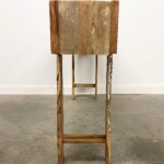 Natural Reclaimed Wood Carved Console Table from Gado Gado Furniture