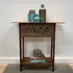 Old Carved Panel Reclaimed Wood Console Table from Gado Gado Old Carved Panel Reclaimed Wood Console Table from Gado Gado