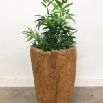 Old Solid Teak Granary Mortar from Java at Gado Gado Old Solid Teak Granary Mortar from Java at Gado Gado