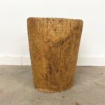 Old Solid Teak Granary Mortar from Java Old Solid Teak Granary Mortar from Java