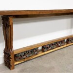 Long Handcrafted Reclaimed Wood Console Table Long Handcrafted Reclaimed Wood Console Table from Gado Gado Furniture
