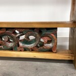 Long Handcrafted Reclaimed Wood Console Table
