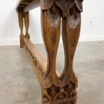 Long Handcrafted Reclaimed Wood Console Table