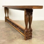 Long Handcrafted Reclaimed Wood Console Table Long Handcrafted Reclaimed Wood Console Table