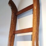 Reclaimed Teak Decorative Ladder from Old Plows Reclaimed Teak Decorative Ladder from Old Plows