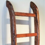 Reclaimed Teak Decorative Ladder from Old Plows Reclaimed Teak Decorative Ladder from Old Plows at Gado Gado