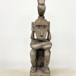 Hand Carved Tribal Statue from Sumba at Gado Gado