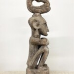 Hand Carved Tribal Statue from Sumba at Gado Gado