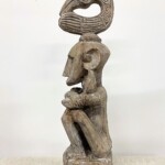 Hand Carved Tribal Statue from Sumba at Gado Gado