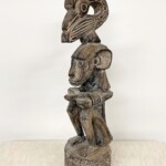 Hand Carved Tribal Statue from Sumba