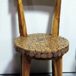 Mosaic Seat Teak Frame Chair mosaic seat teak frame chair