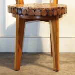 Mosaic Seat Teak Frame Chair mosaic seat teak frame chair