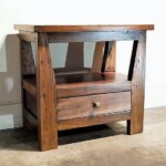 Open Shelf Side Table with Drawer Open Shelf Side Table with Drawer at Gado Gado