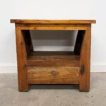 Rustic Reclaimed Wood Open Shelf Nightstand Side Table Rustic Reclaimed Wood Open Shelf Nightstand Side Table at Gado Gado