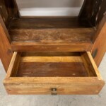 Rustic Reclaimed Wood Open Shelf Nightstand Side Table Rustic Reclaimed Wood Open Shelf Nightstand Side Table