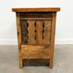 Rustic Reclaimed Wood Open Shelf Nightstand Side Table Rustic Reclaimed Wood Open Shelf Nightstand Side Table