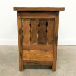 Rustic Reclaimed Wood Open Shelf Nightstand Side Table Rustic Reclaimed Wood Open Shelf Nightstand Side Table