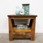 Rustic Reclaimed Wood Open Shelf Nightstand Side Table 2 Rustic Reclaimed Wood Open Shelf Nightstand Side Table 2 from Gado Gado