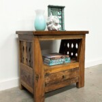 Rustic Reclaimed Wood Open Shelf Nightstand Side Table 2 Rustic Reclaimed Wood Open Shelf Nightstand Side Table 2 from Gado Gado