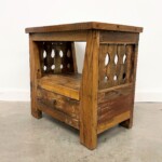 Rustic Reclaimed Wood Open Shelf Nightstand Side Table 2 Rustic Reclaimed Wood Open Shelf Nightstand Side Table 2 from Gado Gado
