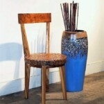 mosaic seat teak frame chair mosaic seat teak frame chair