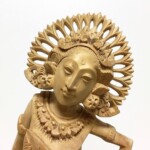 Balinese Dancer Wood Carving Statue