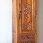 Carved Drawer Reclaimed Teak Indonesian Cabinet