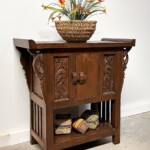 Carved Indonesian Console Table