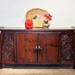 Hand Carved Indonesian Sideboard