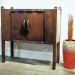 Hand Hewn Primitive Cabinet