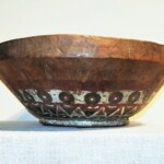 Large Old Hand Hewn Bowl