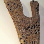 Old Carved Figurehead Panel from Madura