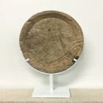 Old Eroded Teak Plate Organic Art